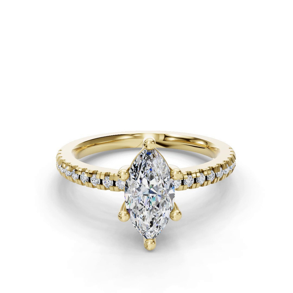 360 degree view of Kennedy Pave Engagement Ring