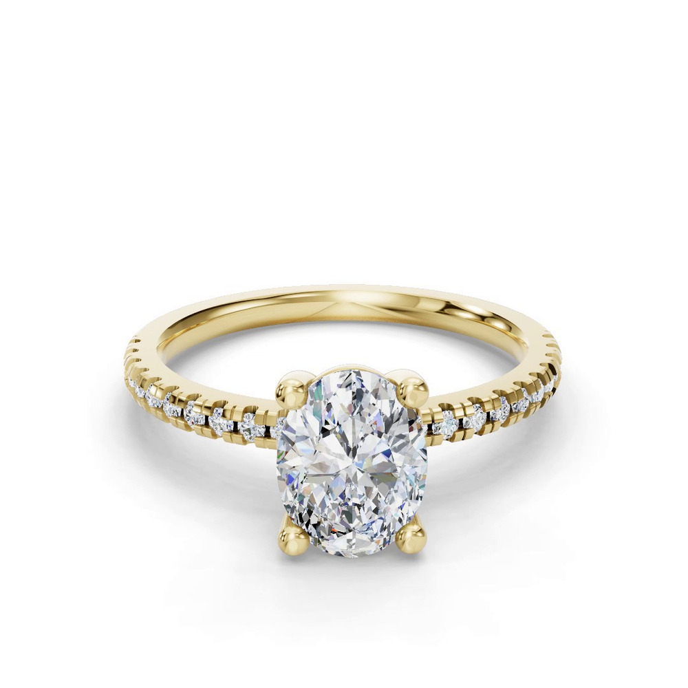 360 degree view of Kennedy Pave Engagement Ring