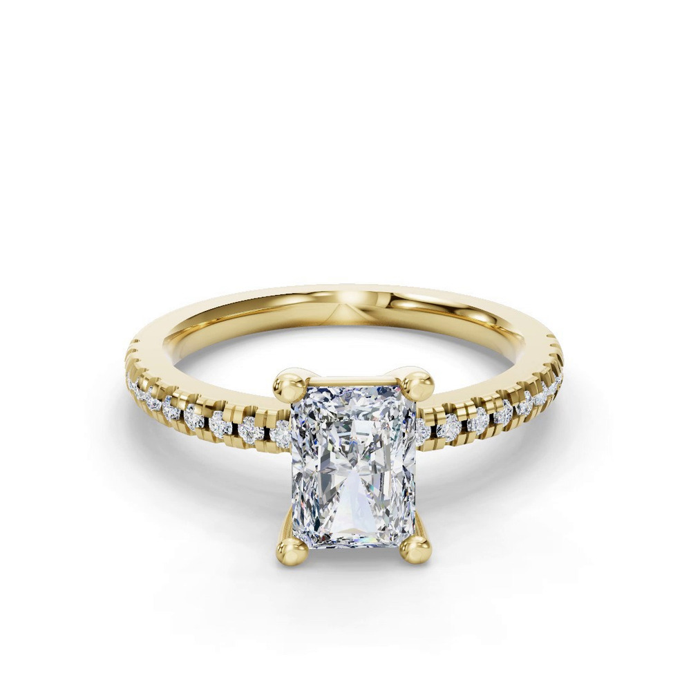 360 degree view of Kennedy Pave Engagement Ring
