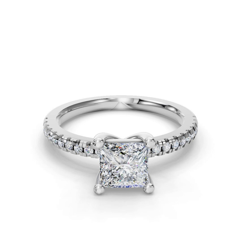 360 degree view of Kennedy Pave Engagement Ring