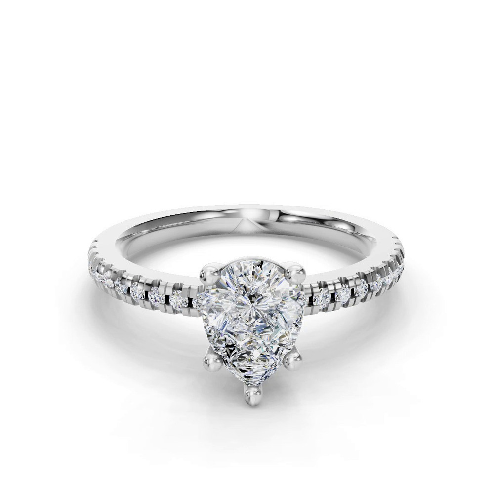 360 degree view of Kennedy Pave Engagement Ring