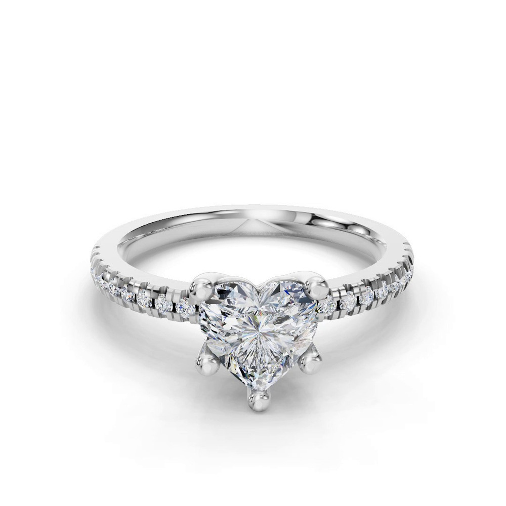 360 degree view of Kennedy Pave Engagement Ring