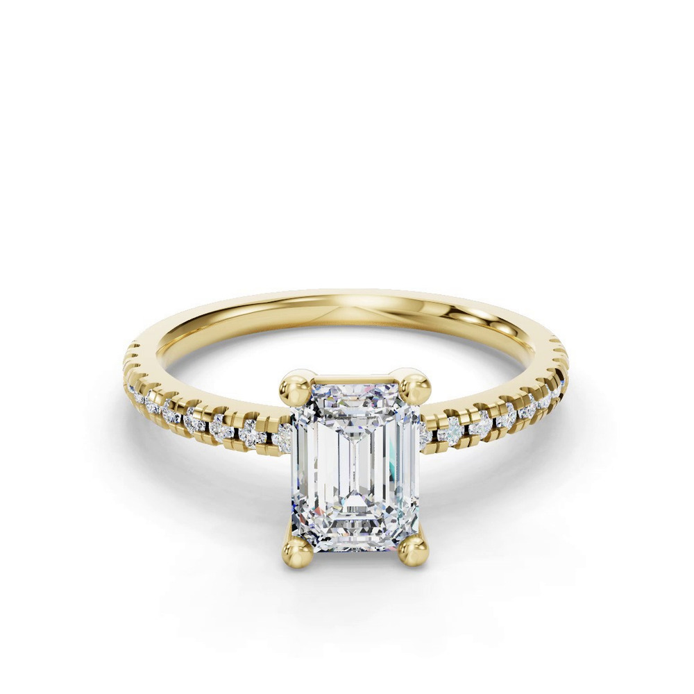 360 degree view of Kennedy Pave Engagement Ring