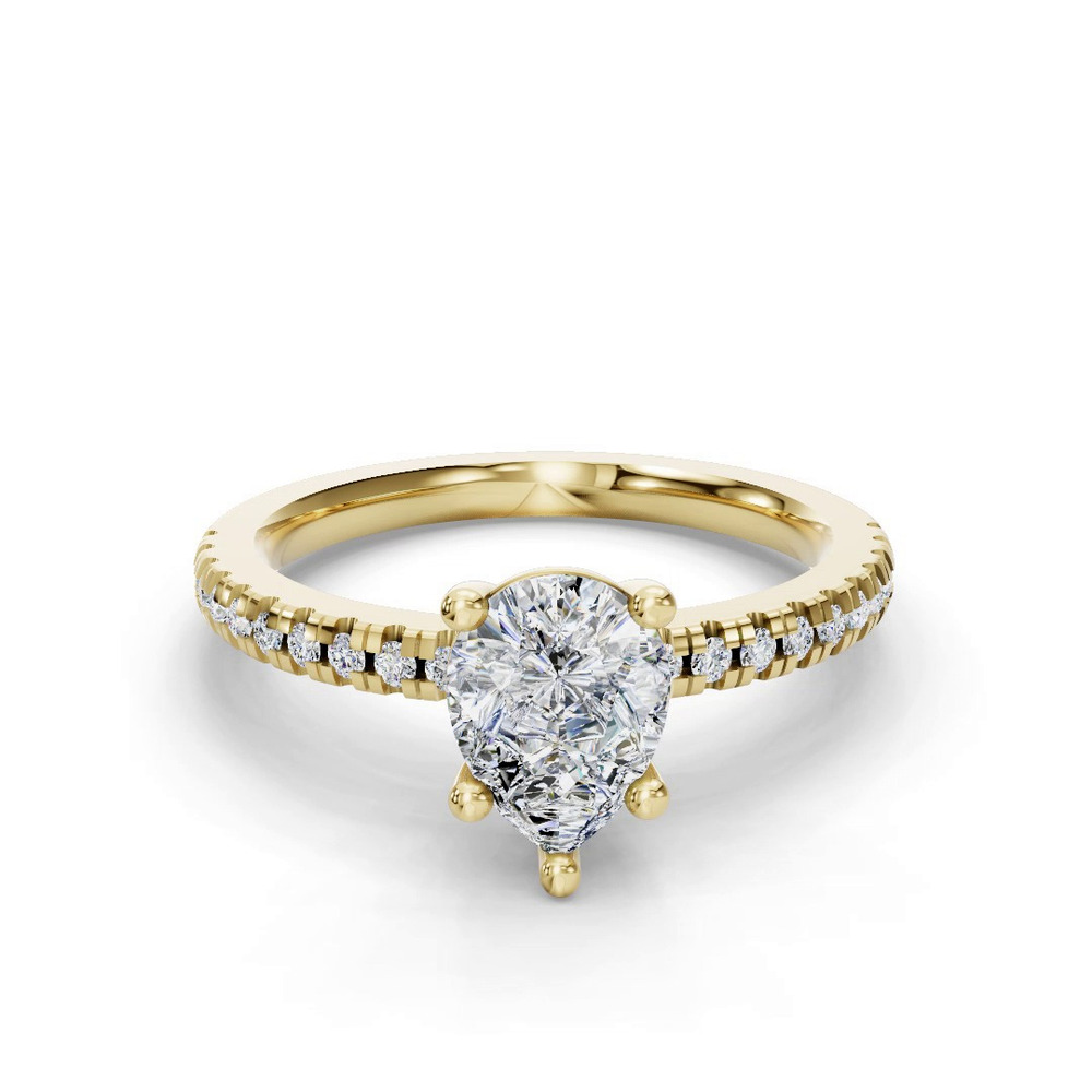 360 degree view of Kennedy Pave Engagement Ring