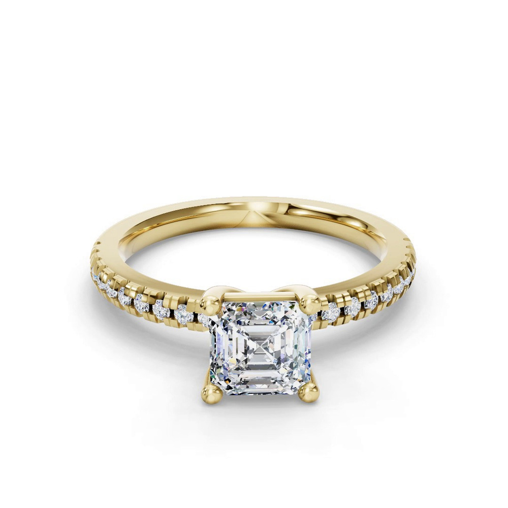 360 degree view of Kennedy Pave Engagement Ring