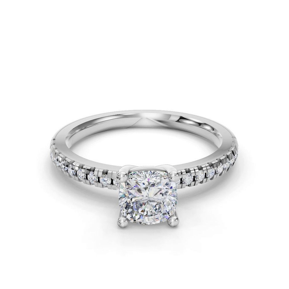 360 degree view of Kennedy Pave Engagement Ring