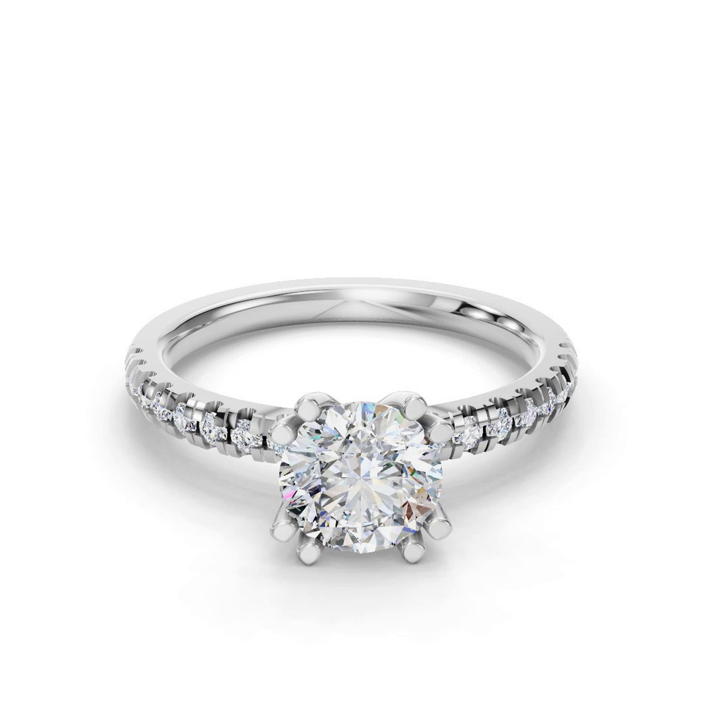 360 degree view of Scarlet Engagement Ring