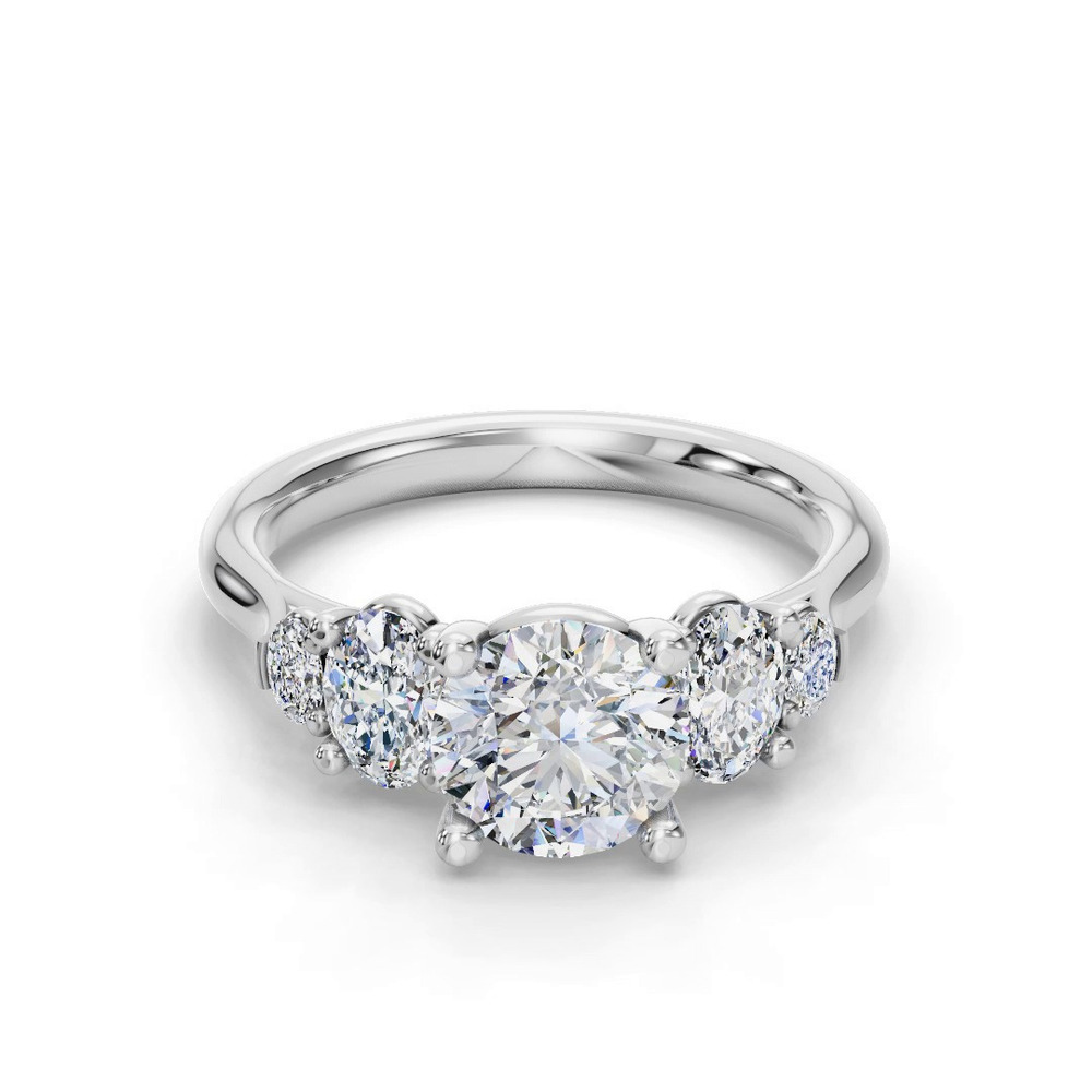 360 degree view of Elowen Five-Stone Engagement Ring