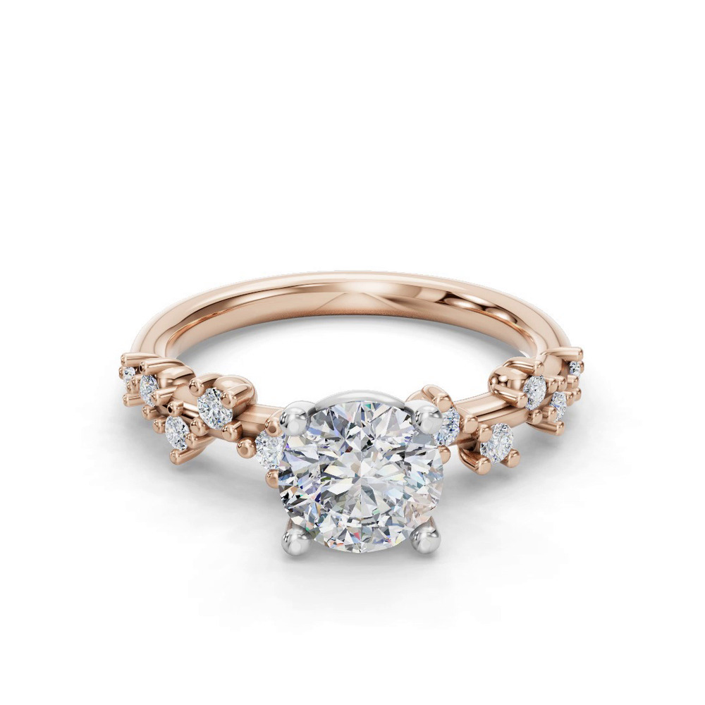 360 degree view of Avina Scattered Engagement Ring