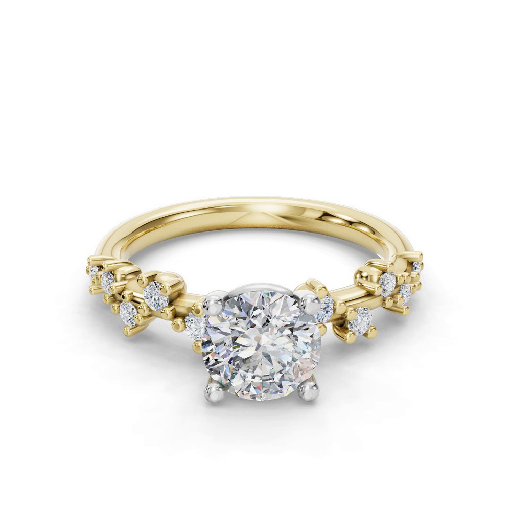 360 degree view of Avina Scattered Engagement Ring