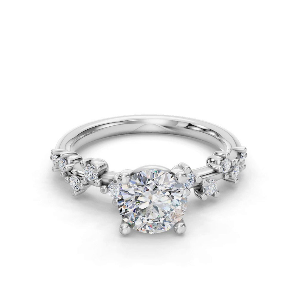 360 degree view of Avina Scattered Engagement Ring
