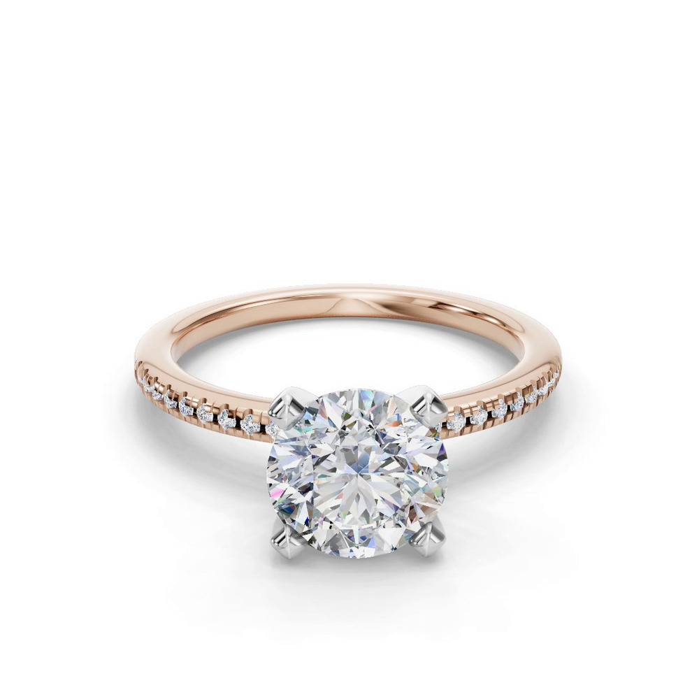 360 degree view of Kyla Pave Engagement Ring