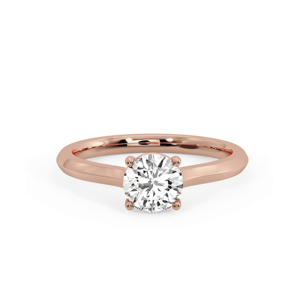 360 degree view of Ayesha 4 Prong East-West Solitaire Engagement Ring
