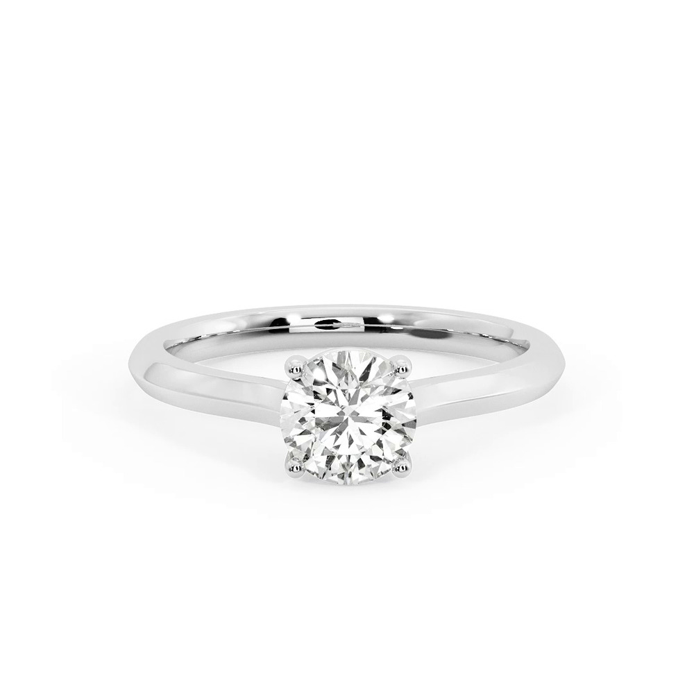 360 degree view of Ayesha 4 Prong East-West Solitaire Engagement Ring