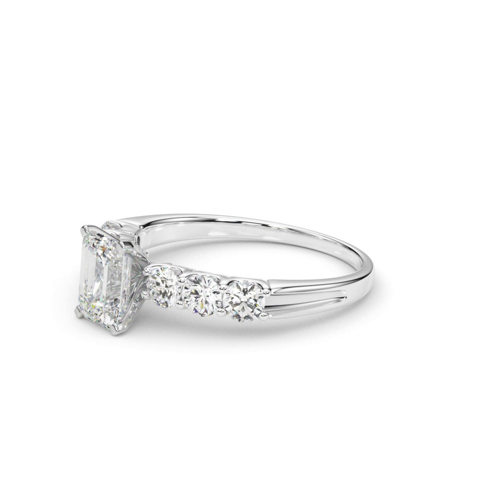 360 degree view of Jax Shared Prong Engagement Ring