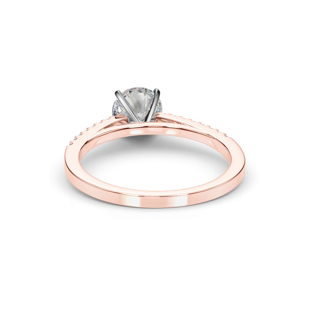 360 degree view of Judith Classic Diamond Cathedral Engagement Ring