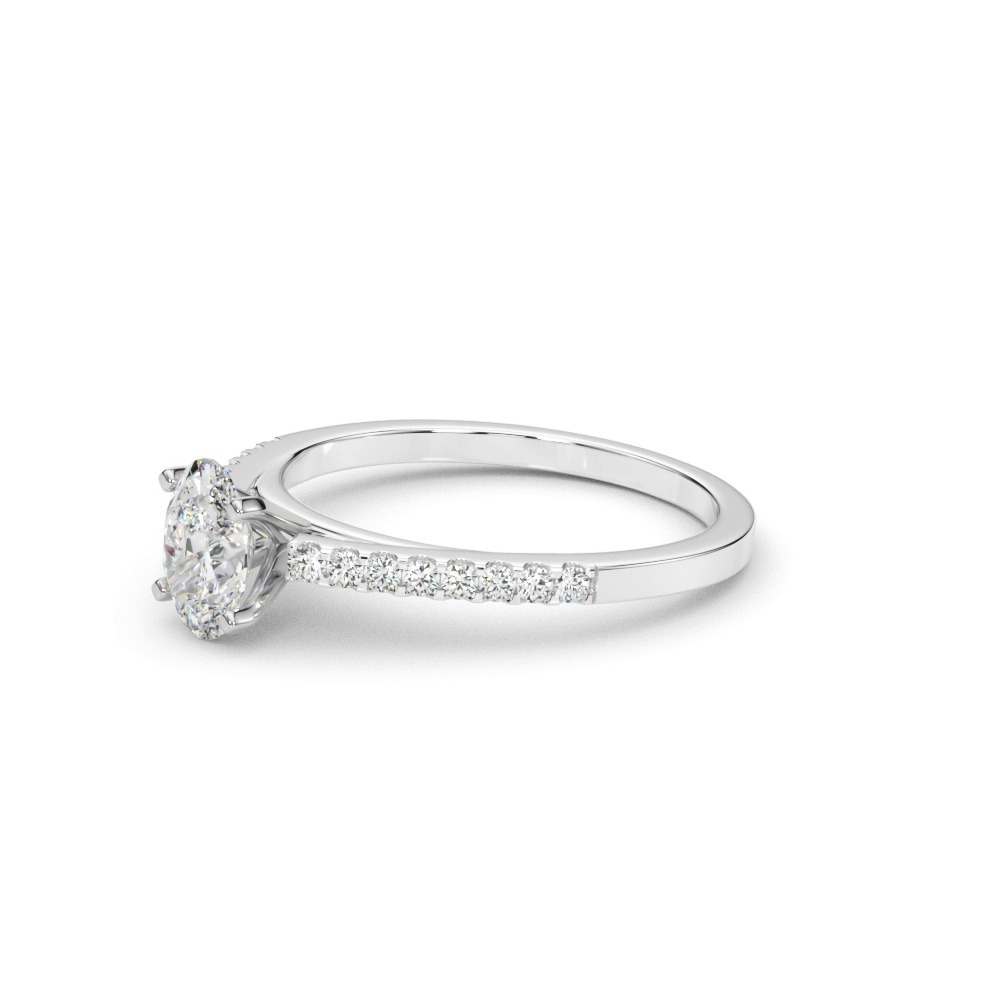 360 degree view of Judith Classic Diamond Cathedral Engagement Ring