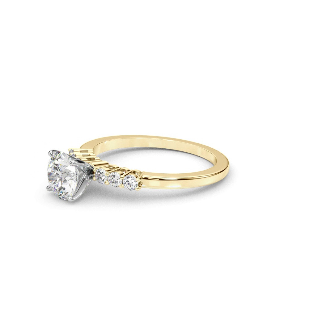 360 degree view of Janice Shared Prong Engagement Ring