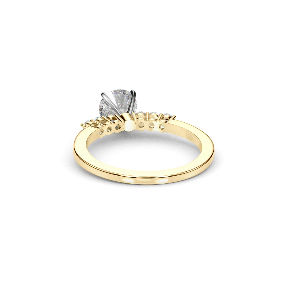 360 degree view of Janice Shared Prong Engagement Ring