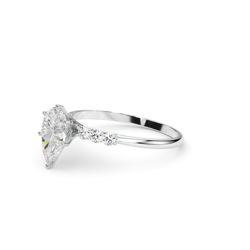 360 degree view of Vallie Shared Prong Engagement Ring