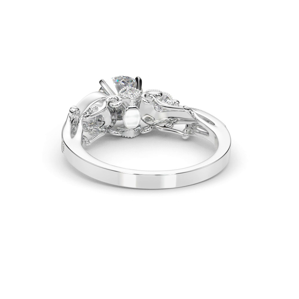 360 degree view of Carmel Vintage Inspired Engagement Ring