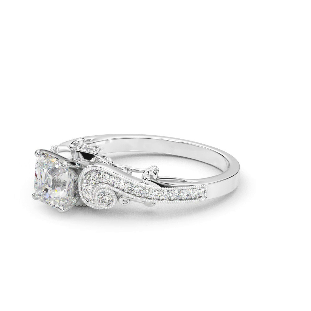 360 degree view of Carmel Vintage Inspired Engagement Ring
