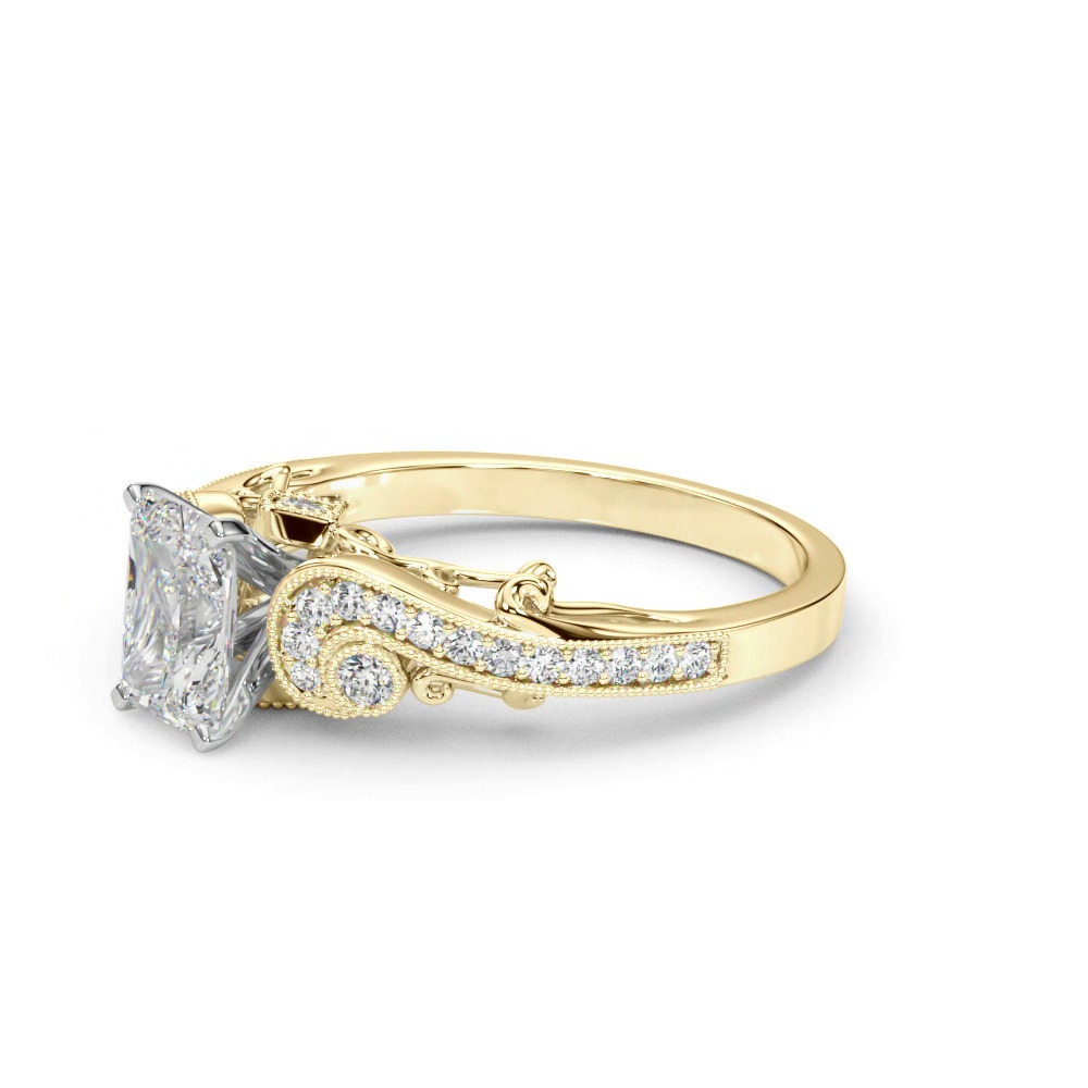 360 degree view of Carmel Vintage Inspired Engagement Ring