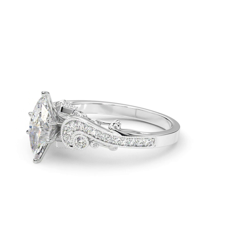 360 degree view of Carmel Vintage Inspired Engagement Ring