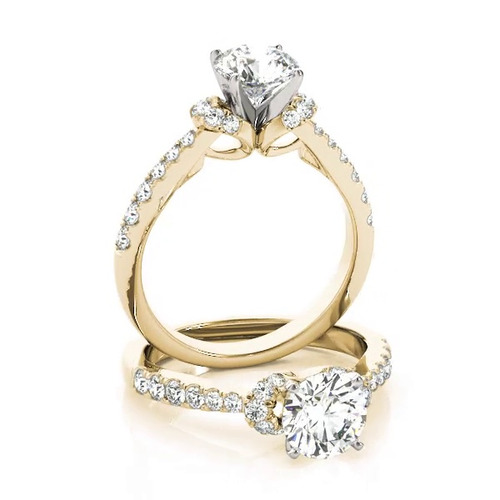 360 degree view of Gail Diamond Collar Engagement Ring