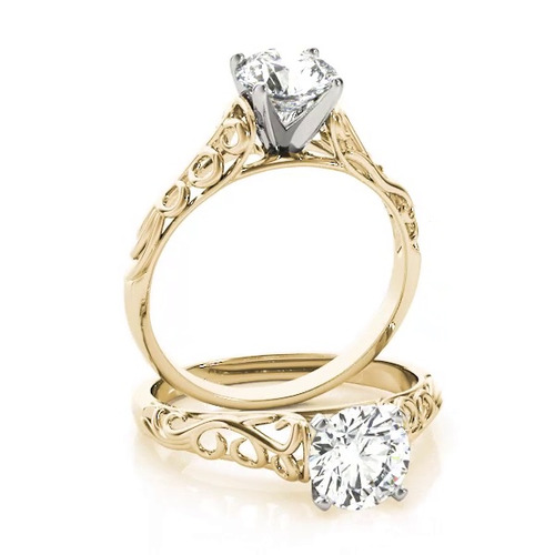 360 degree view of Billie Solitaire Engagement Ring