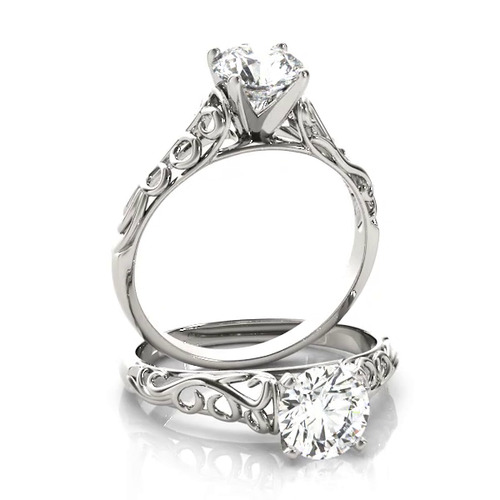 360 degree view of Billie Solitaire Engagement Ring