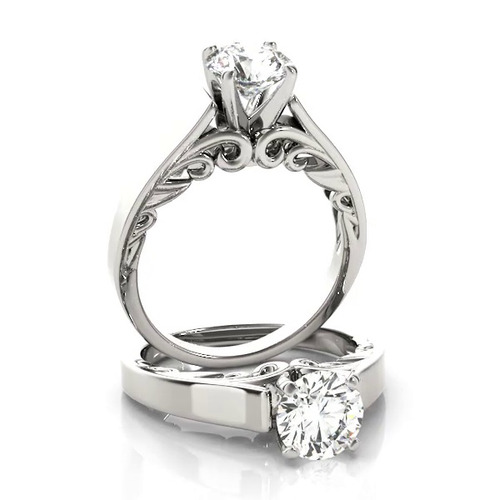 360 degree view of Aspyn Solitaire Engagement Ring