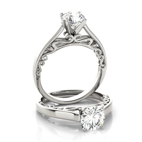 360 degree view of Daniela Solitaire Engagement Ring