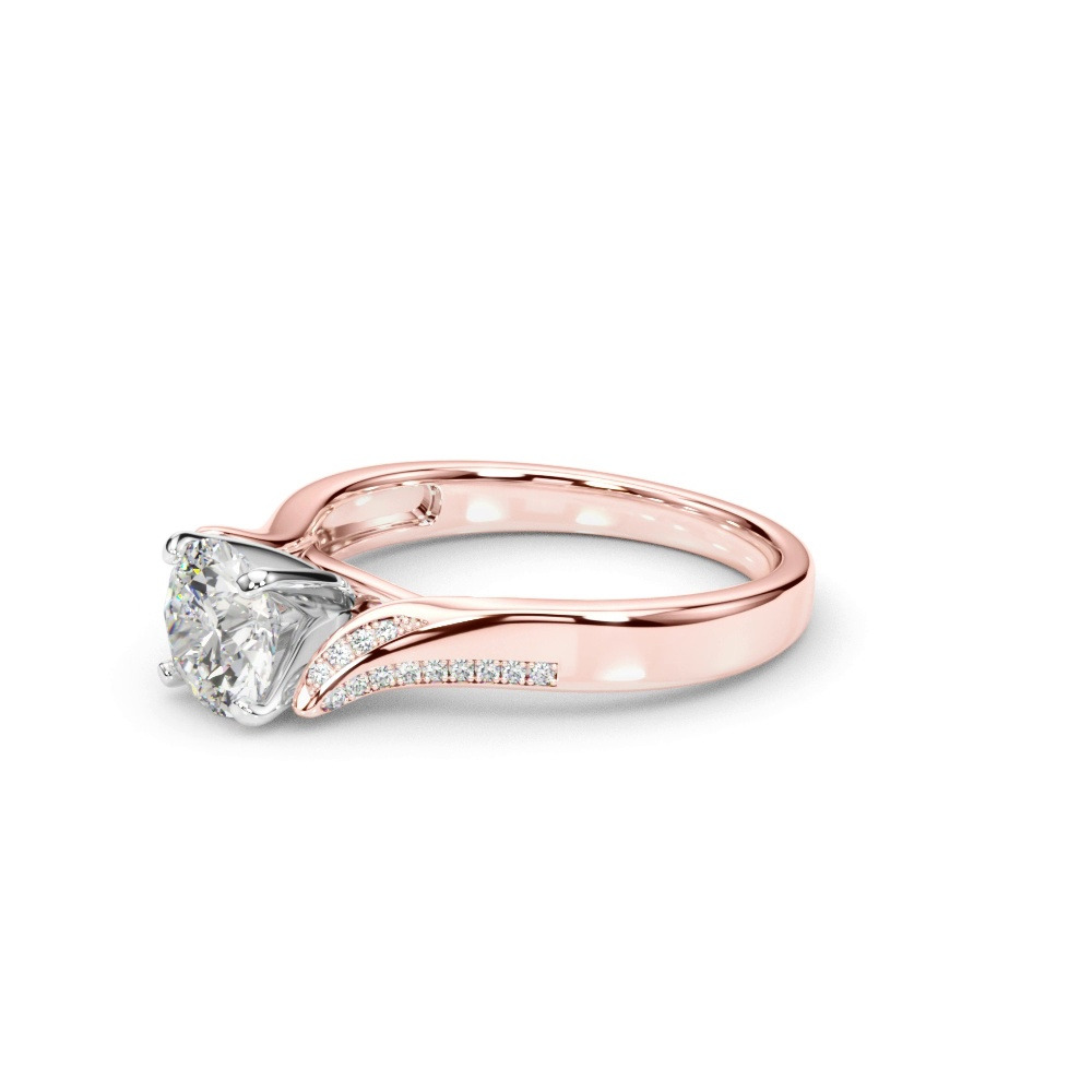 360 degree view of Lissa Cathedral Diamond Engagement Ring