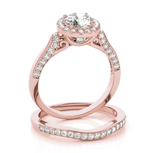 360 degree view of Zenni Halo Engagement Ring