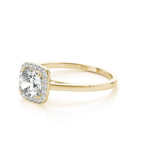 360 degree view of Kimia Halo Engagement Ring