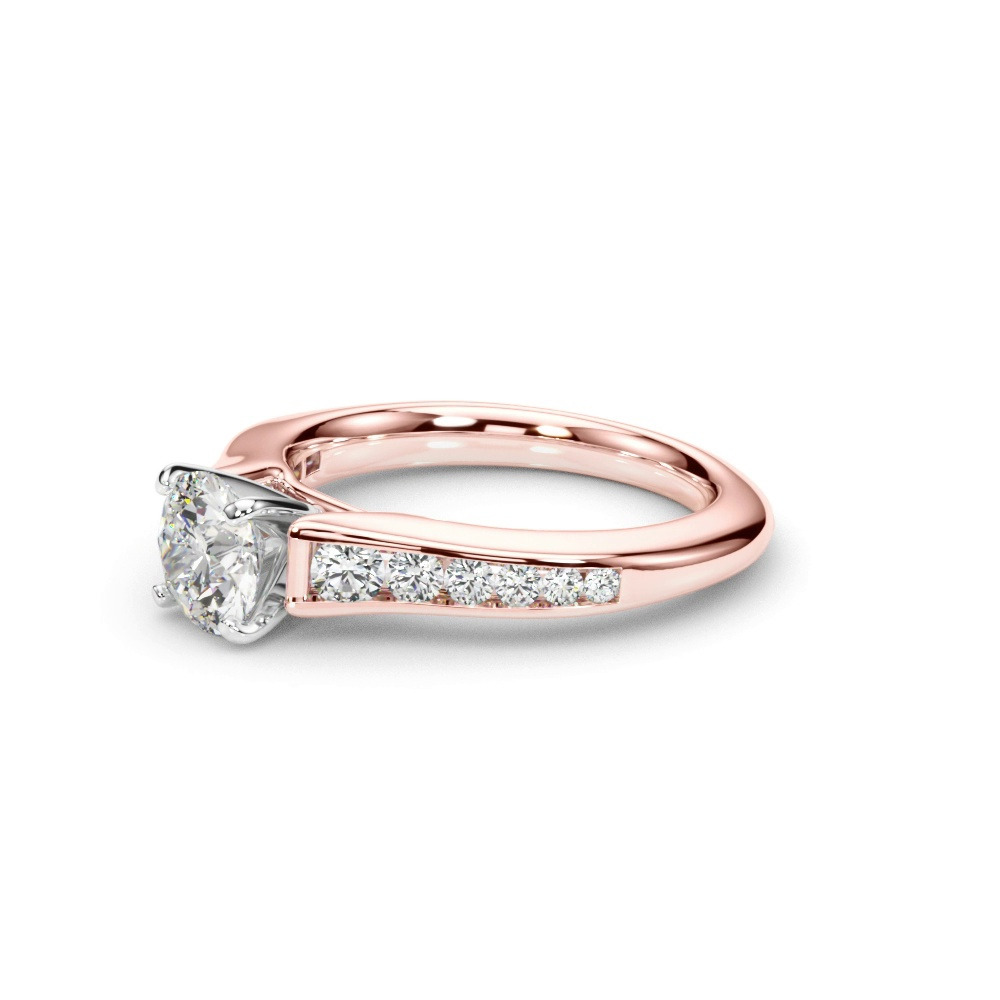360 degree view of Sable Channel Diamond Engagement Ring