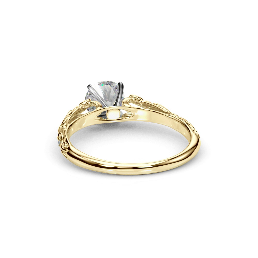 360 degree view of Tegan Vintage Inspired Engagement Ring