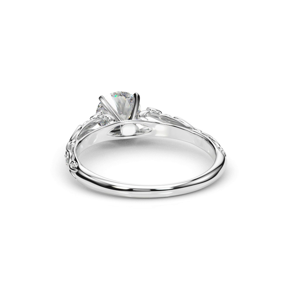 360 degree view of Tegan Vintage Inspired Engagement Ring