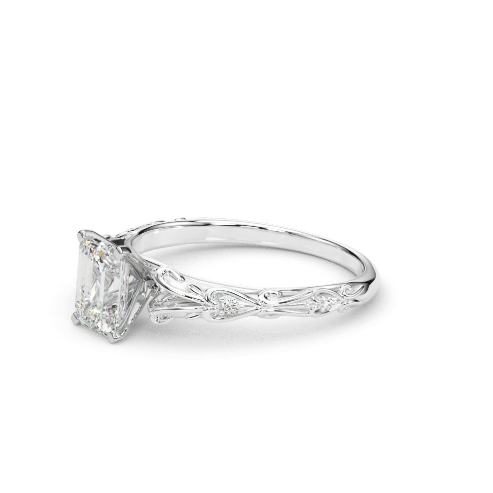 360 degree view of Tegan Vintage Inspired Engagement Ring