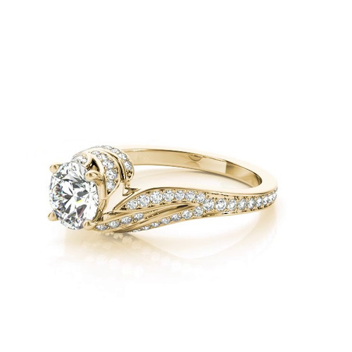 360 degree view of Vienna Diamond Bypass Engagement Ring