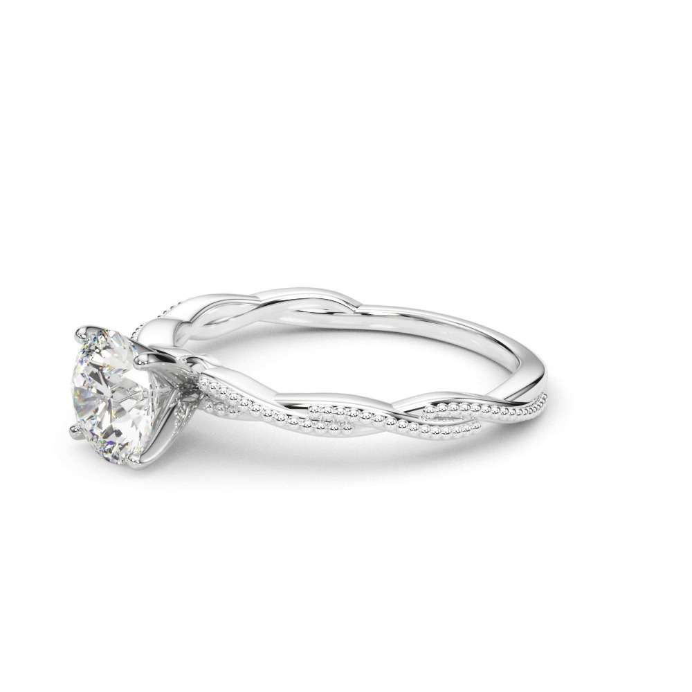 360 degree view of Leena Solitaire Engagement Ring