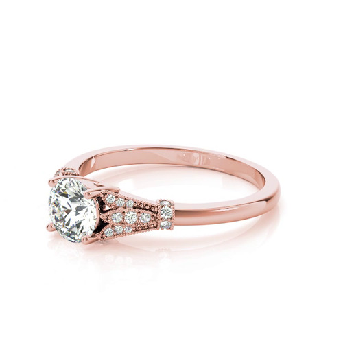 360 degree view of Lexington Vintage Inspired Engagement Ring
