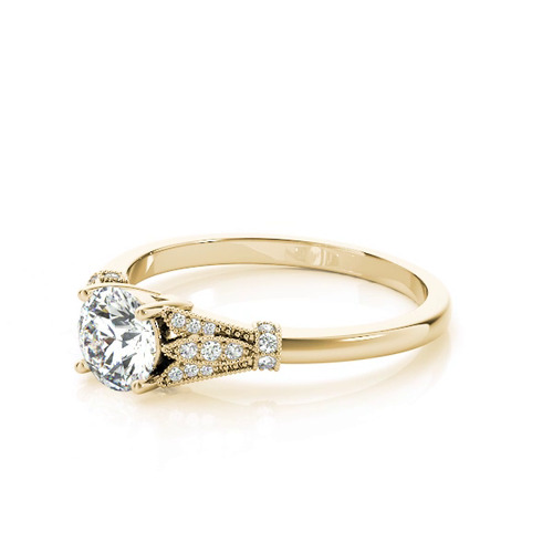 360 degree view of Lexington Vintage Inspired Engagement Ring