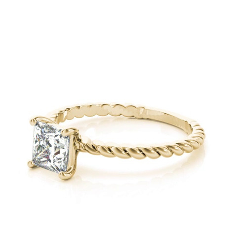 360 degree view of Aubrey 4 Prong Twist Engagement Ring