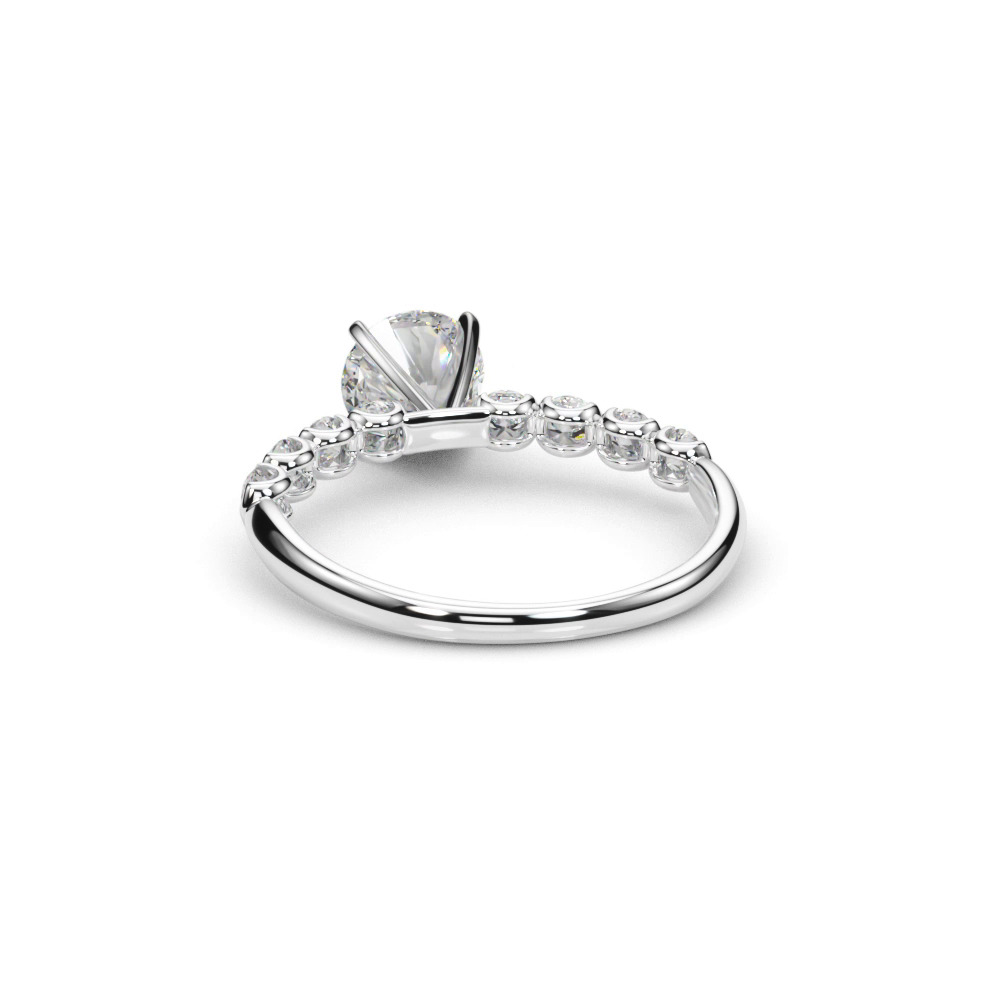 360 degree view of Chauncy U Prong Diamond Engagement Ring