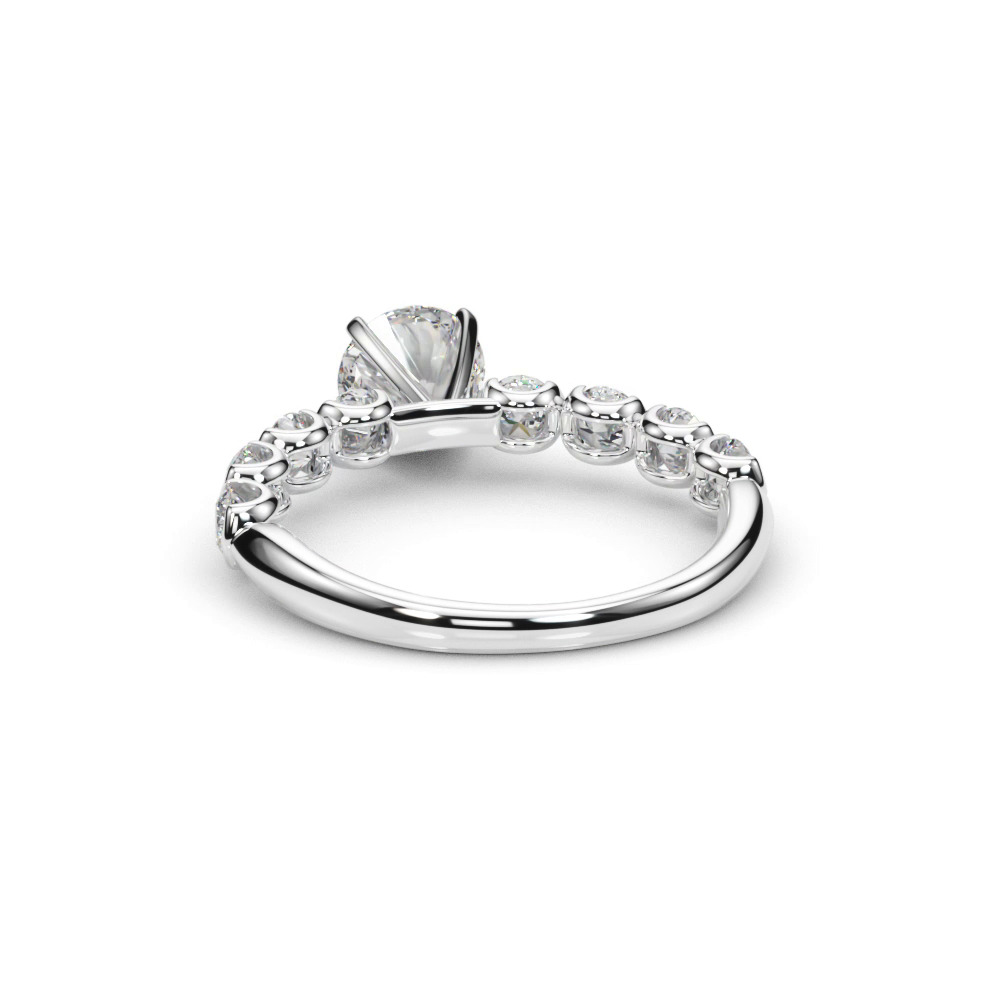 360 degree view of Kandice U Prong Diamond Engagement Ring