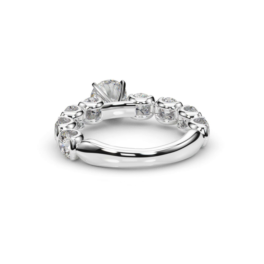 360 degree view of Devika U Prong Lab Diamond Engagement Ring
