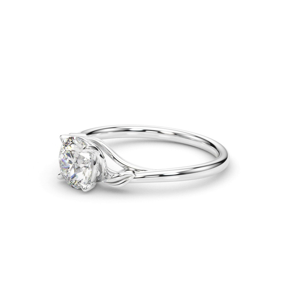 360 degree view of Alex Nature Inspired Solitaire Engagement Ring
