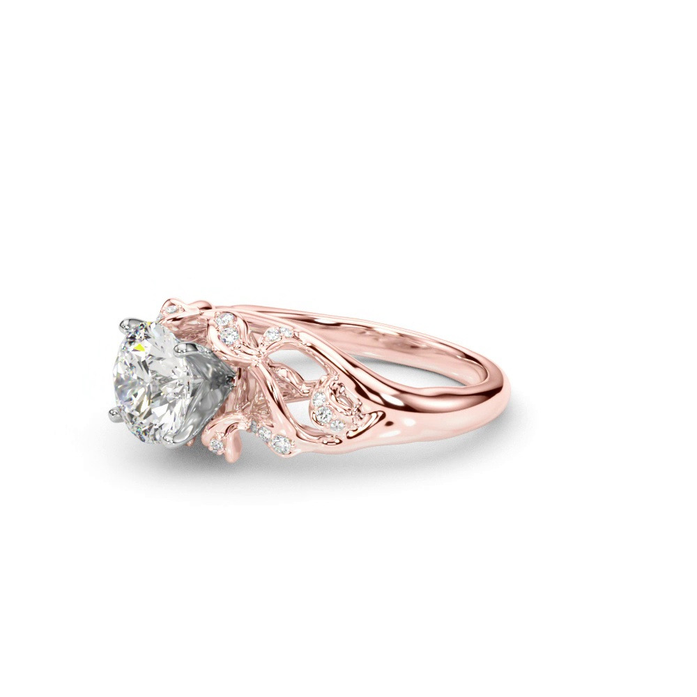 360 degree view of Garden Vine Diamond Engagement Ring